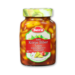 Sera - Scharfe Peperoni in Tomatensoße - 670g