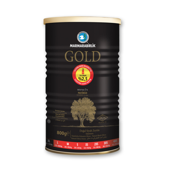 Marmarabirlik - Gold - Natürliche Schwarze Oliven -...