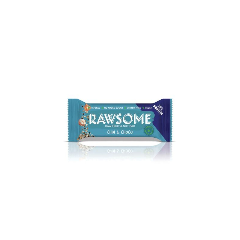 RAWSOME Chia & Choco 25% Protein Bar-Riegel 40g