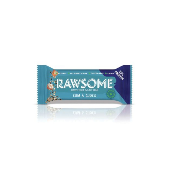 RAWSOME Chia & Choco 25% Protein Bar-Riegel 40g