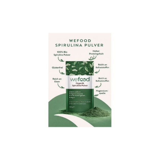 Wefood Bio Spirulina Pulver 100g