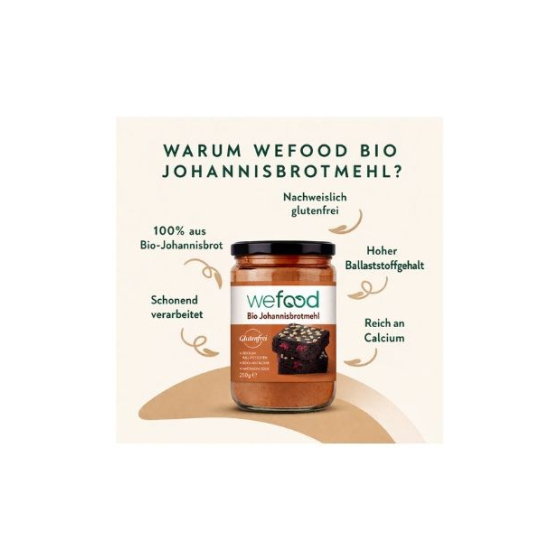 Wefood Johannisbrotmehl Glutenfrei 320g