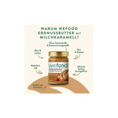 Wefood Erdnussbutter mit Milchkaramell 300g
